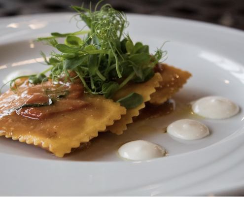 Tavolo VIP con food & wine - hospitality Scuderia La Caccia The Lounge Experience