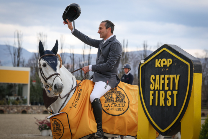 Piergiorgio Bucci on Pallieter v/d N.Ranch - Gp Kep Italia