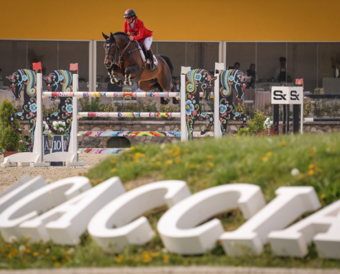Jörne Sprehe on Toys wins the Csi3* Grand Prix